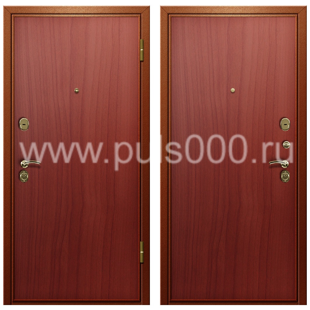 Входная офисная дверь с отделкой ламинат LM-31, цена 18 000  руб.