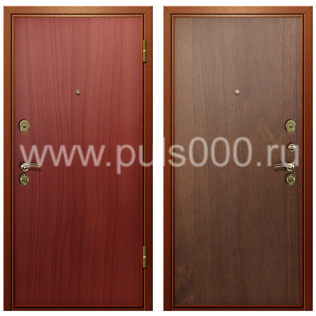 Входная дверь с отделкой ламинат в офис LM-30, цена 18 000  руб.