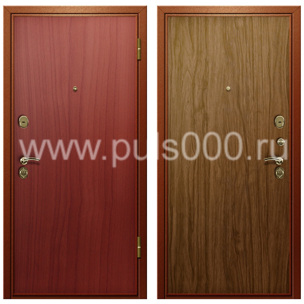 Входная дверь с отделкой ламинатом в офис LM-29, цена 18 000  руб.
