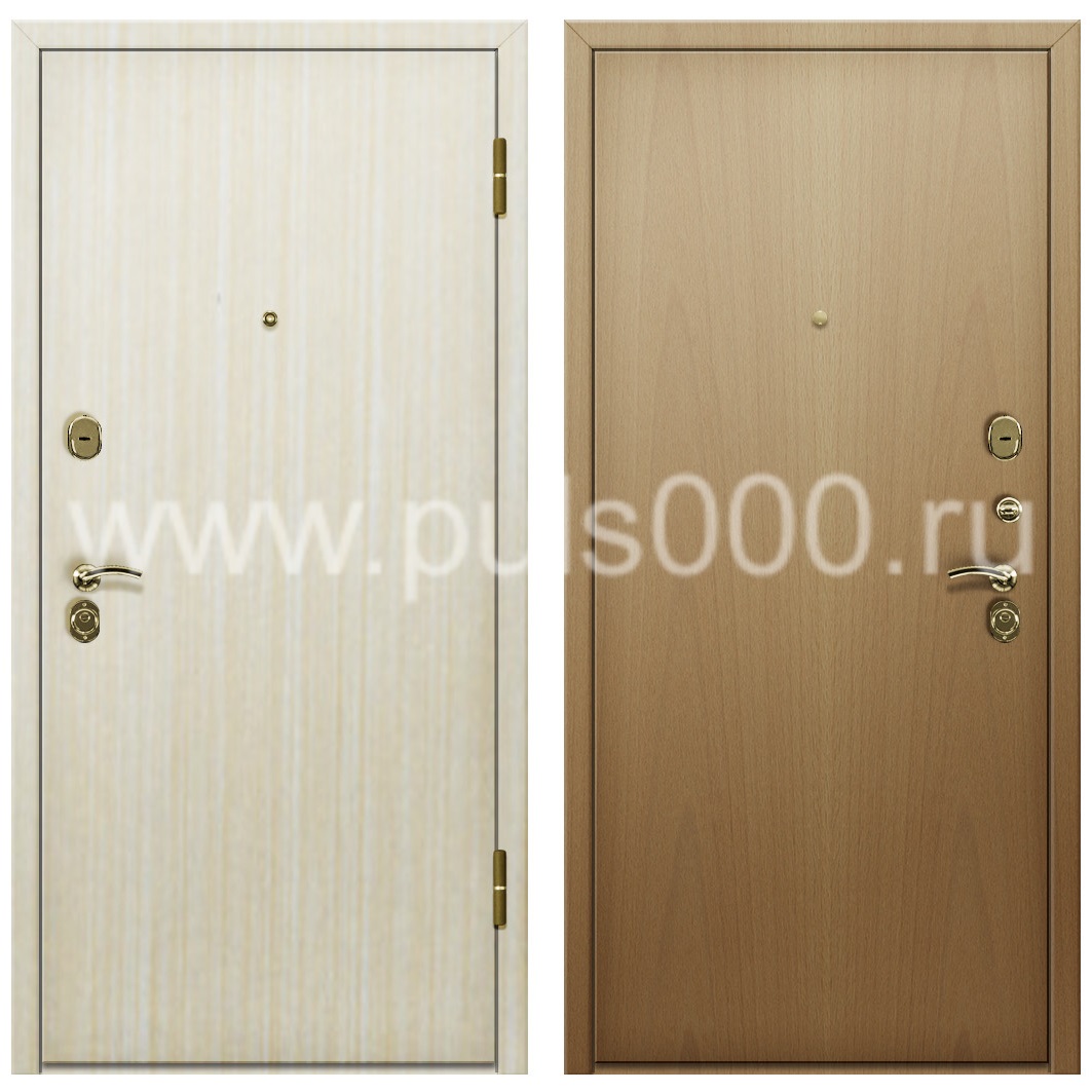 Стальная дверь с отделкой ламинатом в офис LM-10, цена 18 000  руб.