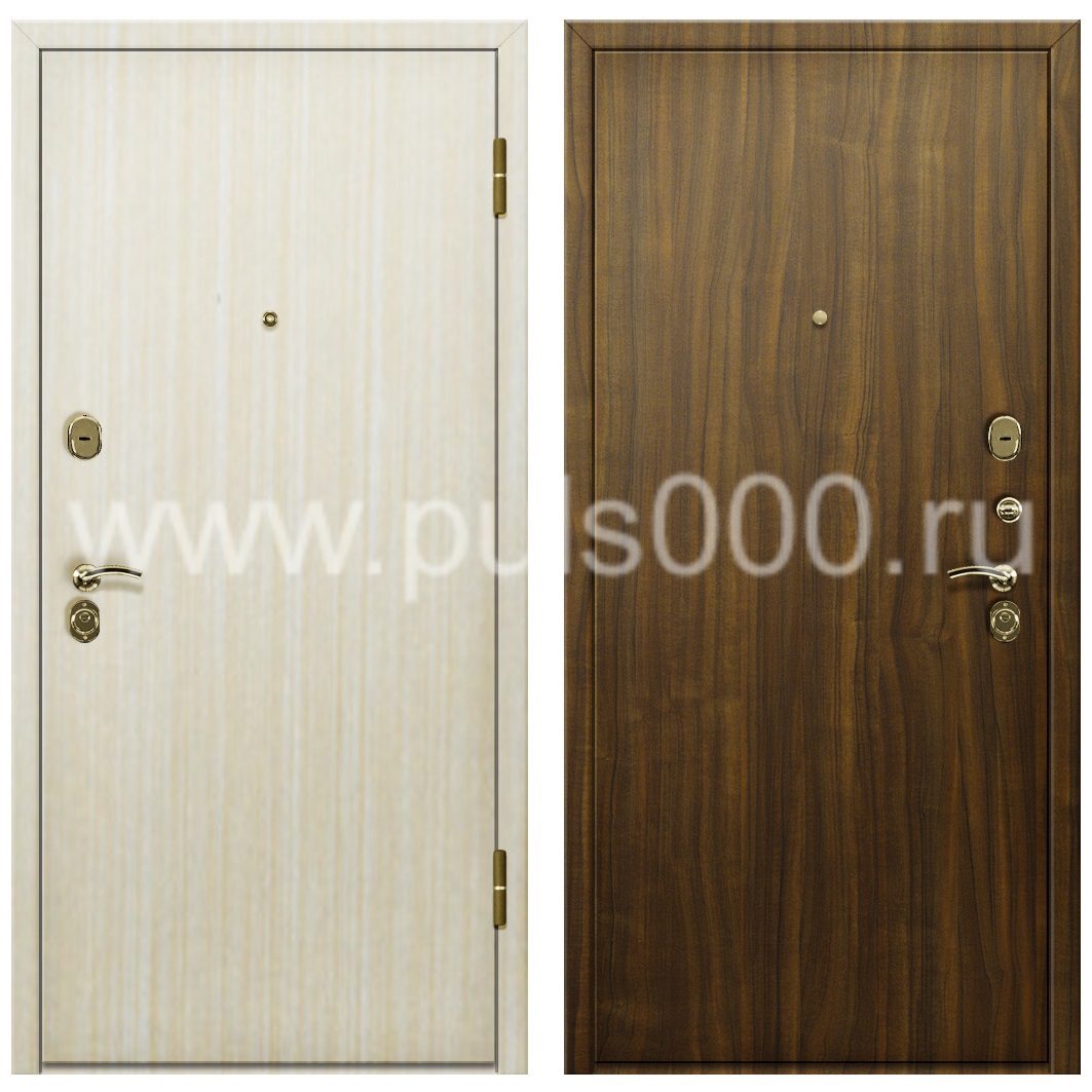 Входная дверь с отделкой ламинат внутри и снаружи в офис LM-3, цена 11 000  руб.