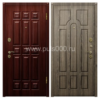 Входная наружная дверь с виноритом в коттедж VIN-60, цена 22 490  руб.