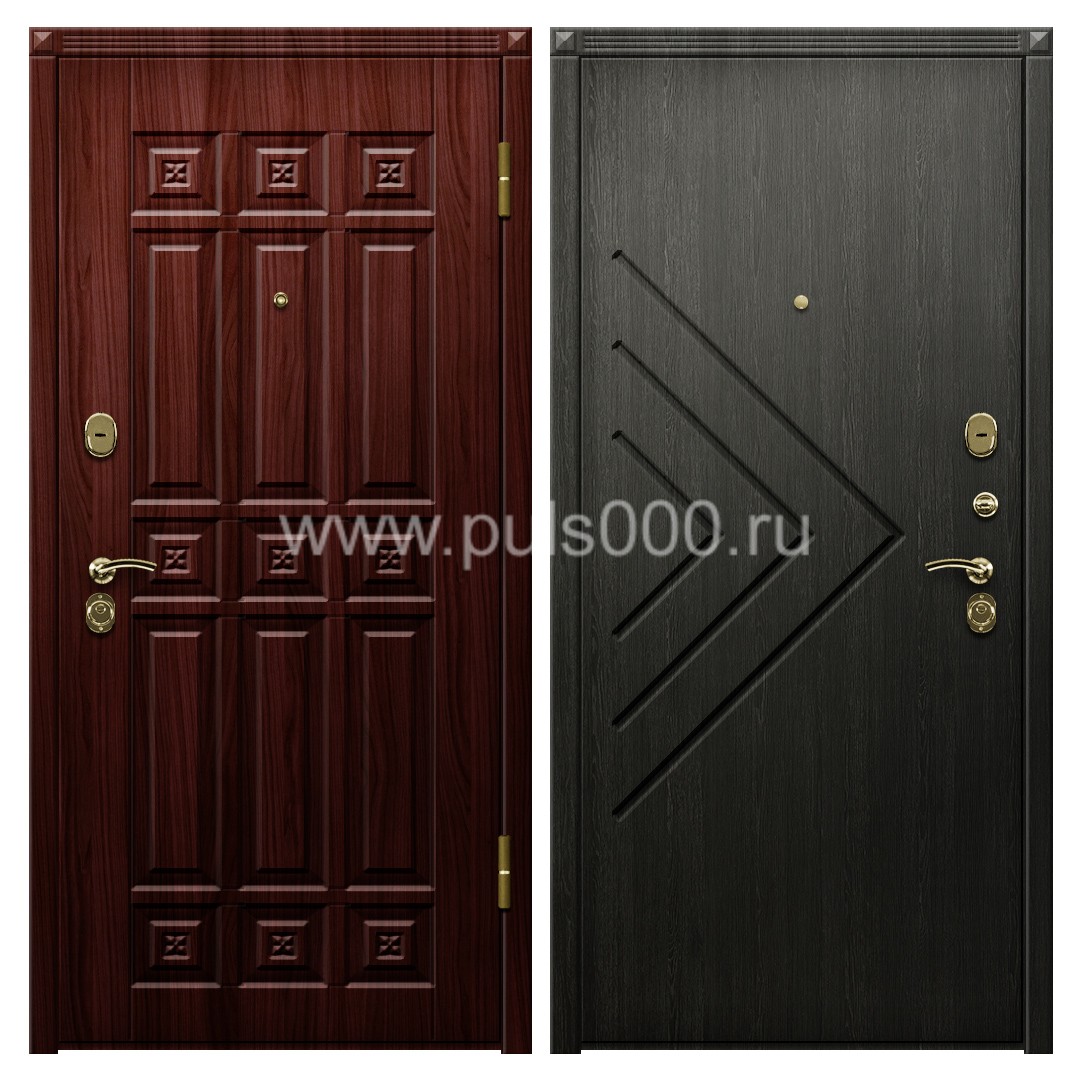 Наружная коттеджная дверь с виноритом VIN-56, цена 28 490  руб.