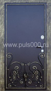 Элитная входная дверь с порошковым напылением и ковкой EL-1147, цена 31 500  руб.
