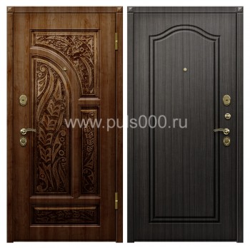 Темная входная дверь с утеплителем VIN-49, цена 27 000  руб.