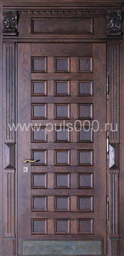 Металлическая элитная дверь с массивом дерева EL-894, цена 120 000  руб.