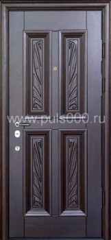 Металлическая элитная дверь с массивом EL-896