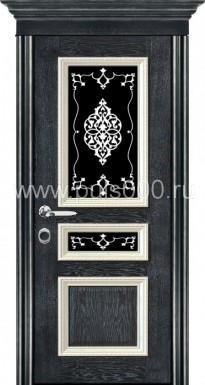 Металлическая элитная дверь с массивом EL-1667, цена 91 000  руб.