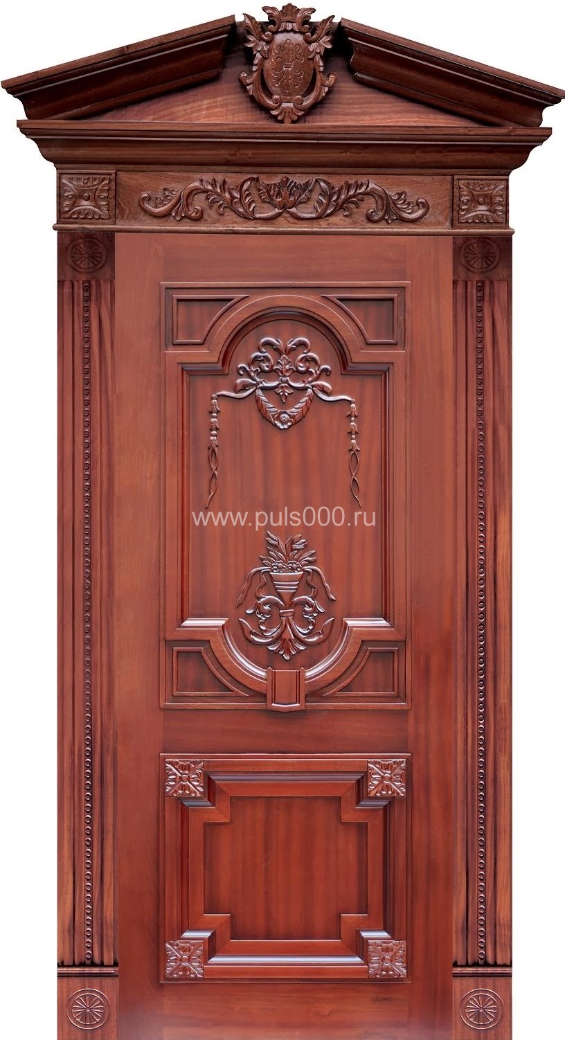 Металлическая элитная дверь EL-1712 массив дерева, цена 100 000  руб.