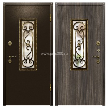 Металлическая дверь с порошковым напылением PR-1414, цена 36 000  руб.