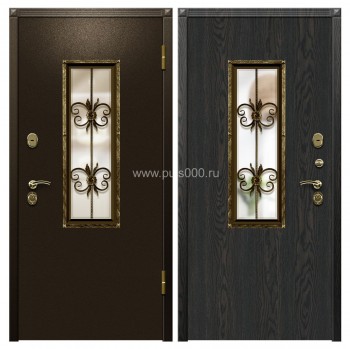 Входная дверь с отделкой порошком и ковкой PR-1413, цена 35 700  руб.