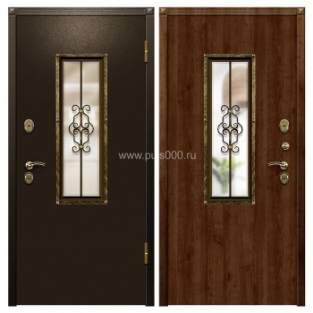 Входная дверь с отделкой порошковым напылением и ковкой PR-1406, цена 34 700  руб.