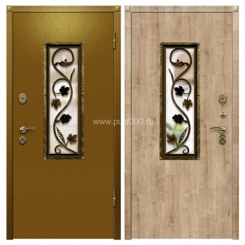 Железная дверь с порошковым напылением PR-1387, цена 36 000  руб.