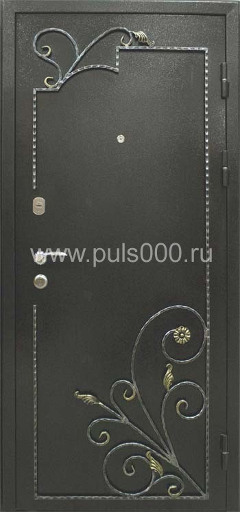 Элитная металлическая дверь с ковкой + МДФ  EL-1723, цена 31 500  руб.