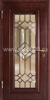 Стальная дверь с зеркалом с МДФ ZER-6, цена 26 000  руб.