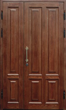 Металлическая дверь с отделкой МДФ ZD-1310, цена 30 000  руб.