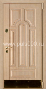 Стальная дверь для загородного дома ZD-1315 с отделкой МДФ