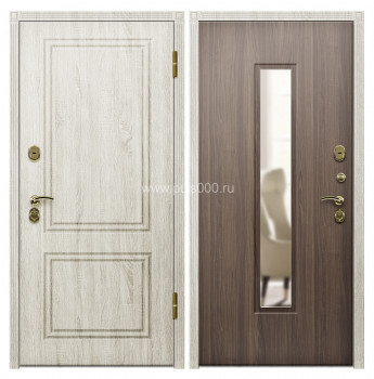 Входная дверь с зеркалом мдф с двух сторон ZER-2000, цена 20 000  руб.