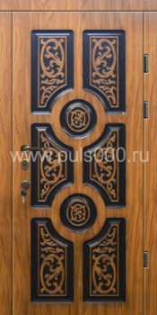 Металлическая утепленная дверь с массивом с двух сторон INS-1223