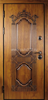 Металлическая дверь массив с двух сторон MS-70