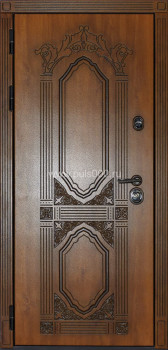 Металлическая дверь массив с двух сторон MS-79
