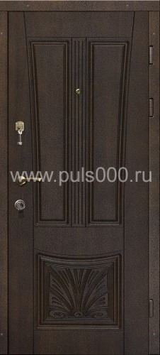Металлическая дверь в загородный дом с массивом ZD-1325, цена 43 680  руб.