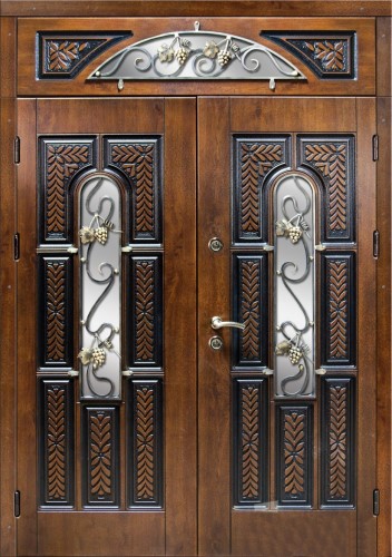 Стальная дверь ZD-1329 массив, цена 120 800  руб.