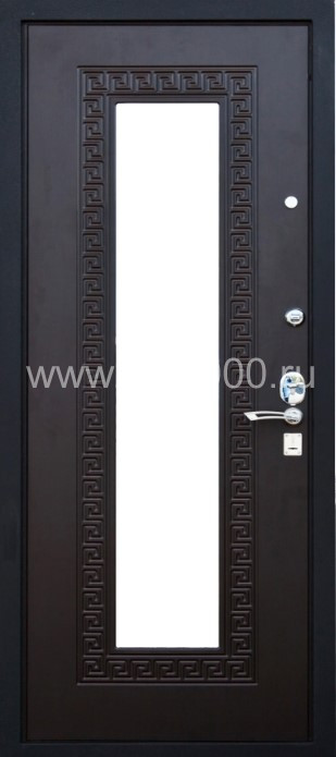 Металлическая дверь с зеркалом ZER-9 МДФ + МДФ, цена 26 000  руб.