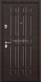 Металлическая дверь для загородного дома ZD-1680 с отделкой МДФ