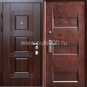 Металлическая дверь в загородный дом с отделкой МДФ ZD-1685