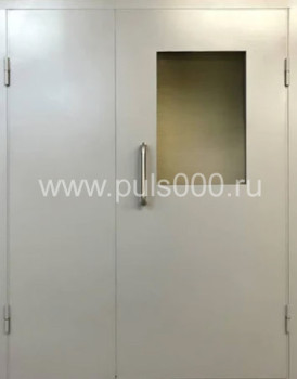 Подъездная стальная дверь со стеклом ПД-103, цена 29 000  руб.