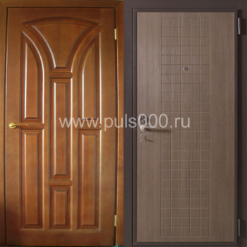 Металлическая дверь для загородного дома ZD-1686 с отделкой МДФ, цена 26 100  руб.