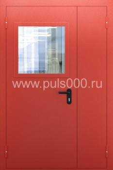 Стальная тамбурная противопожарная дверь со стеклом ТПД-5, цена 21 100  руб.