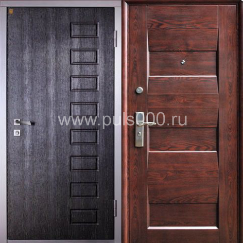 Металлическая дверь для загородного дома с МДФ ZD-1688, цена 26 000  руб.