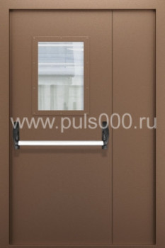 Стальная тамбурная противопожарная дверь со стеклом ТПД-16, цена 38 200  руб.