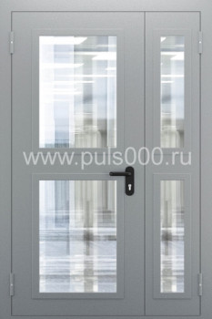 Тамбурная железная противопожарная дверь со стеклом ТПД-23, цена 40 900  руб.