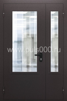 Стальная тамбурная дверь со стеклом противопожарная ТПД-27, цена 40 900  руб.