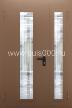 Тамбурная стальная противопожарная дверь со стеклом ТПД-28, цена 40 900  руб.