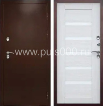 Дверь белая стальная с терморазрывом и зеркалом TER 127, цена 27 000  руб.