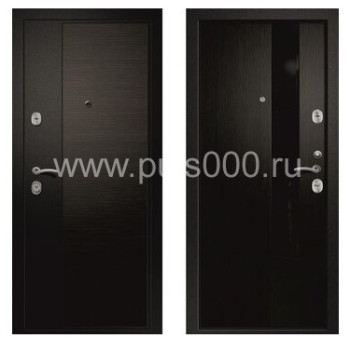 Металлическая дверь со скрытыми петлями с декоративной вставкой, цена 29 350  руб.