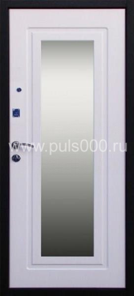 Металлическая дверь с зеркалом ZER-14 МДФ + порошок, цена 25 000  руб.