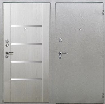 Металлическая дверь с зеркалом ZER-17 МДФ + порошок, цена 16 068  руб.