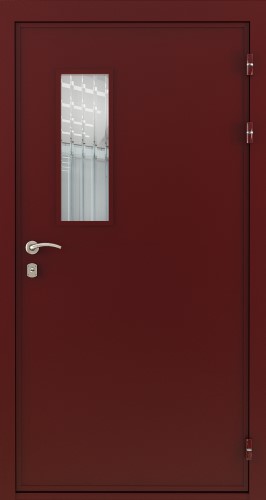 Железная техническая дверь TEH-976 окрас нитроэмалью, цена 10 000  руб.