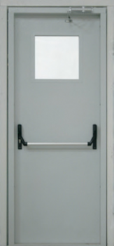 Железная противопожарная дверь ПР-829 покрас нитроэмалью