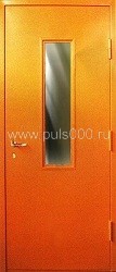 Противопожарная металлическая дверь ПР-432 окрашена нитроэмалью