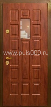 Входная дверь с зеркалом с МДФ и порошковым напылением ZER-23, цена 25 000  руб.