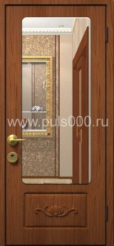 Входная дверь с зеркалом с МДФ ZER-24