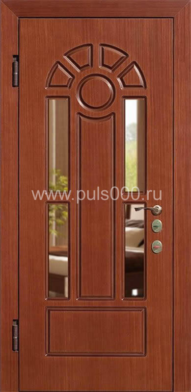 Металлическая дверь с зеркалом ZER-2 МДФ + МДФ, цена 26 000  руб.