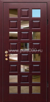 Входная дверь с зеркалом с МДФ и ламинатом ZER-3, цена 25 000  руб.