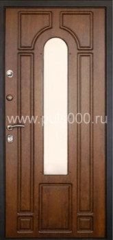 Входная дверь с зеркалом с МДФ и порошковым напылением ZER-5, цена 25 000  руб.